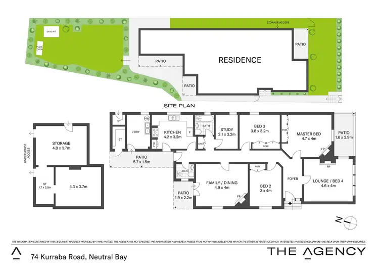 Floorplan of Homely house listing, 74 Kurraba Road, Neutral Bay NSW 2089