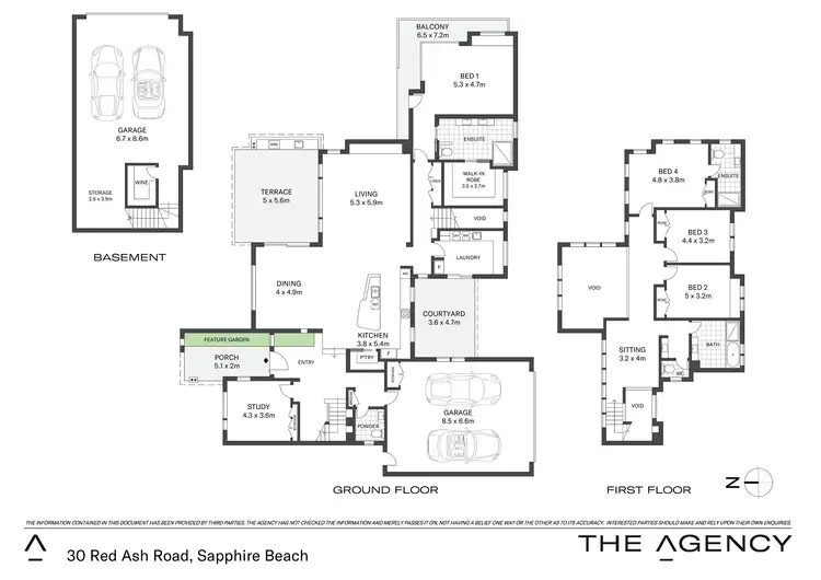 Floorplan of Homely house listing, 30 Red Ash Road, Sapphire Beach NSW 2450