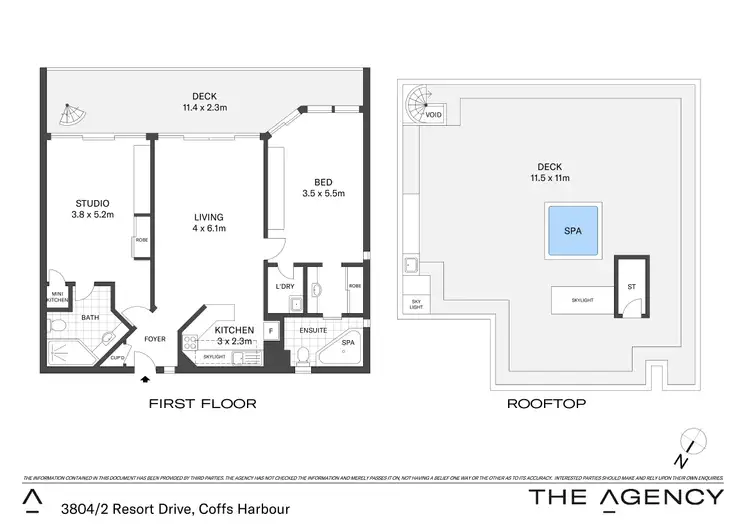 Floorplan of Homely apartment listing, 3804, 2 Resort Drive, Coffs Harbour NSW 2450
