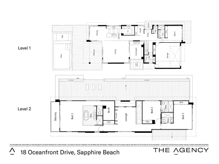 Floorplan of Homely house listing, 18 Oceanfront Drive, Sapphire Beach NSW 2450