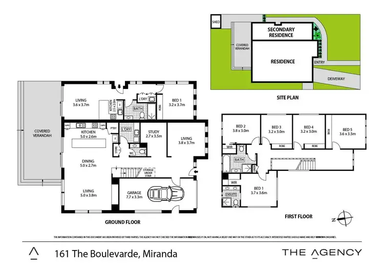 Floorplan of Homely house listing, 161 The Boulevarde, Miranda NSW 2228