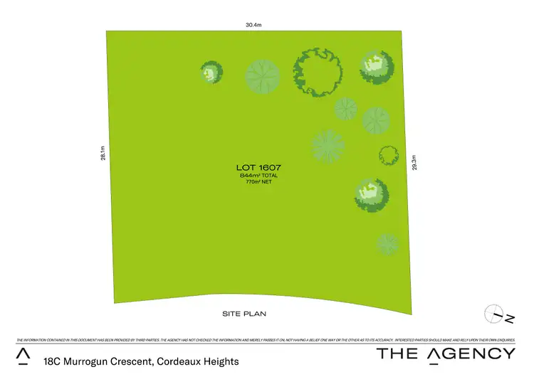 Floorplan of Homely land listing, 18C Murrogun Crescent, Cordeaux Heights NSW 2526