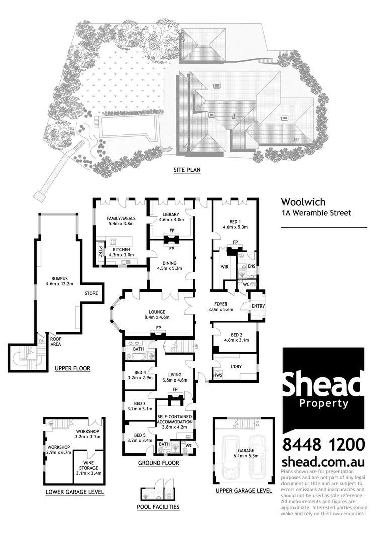 Floorplan of Homely house listing, 1a Werambie Street, Woolwich NSW 2110