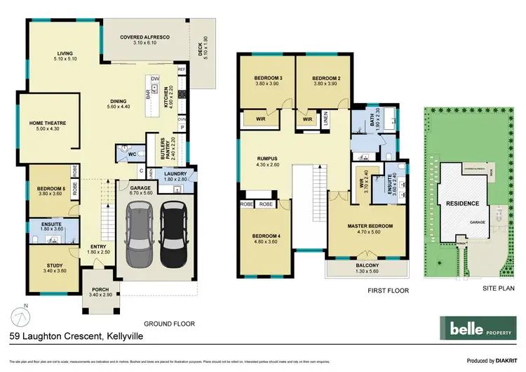 Floorplan of Homely house listing, 59 Laughton Crescent, Kellyville NSW 2155