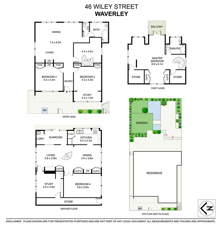 Floorplan of Homely house listing, 46 Wiley Street, Waverley NSW 2024