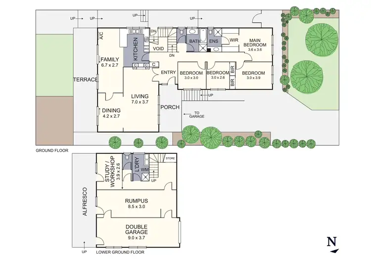 Floorplan of Homely house listing, 1 Cumberland Court, Preston VIC 3072