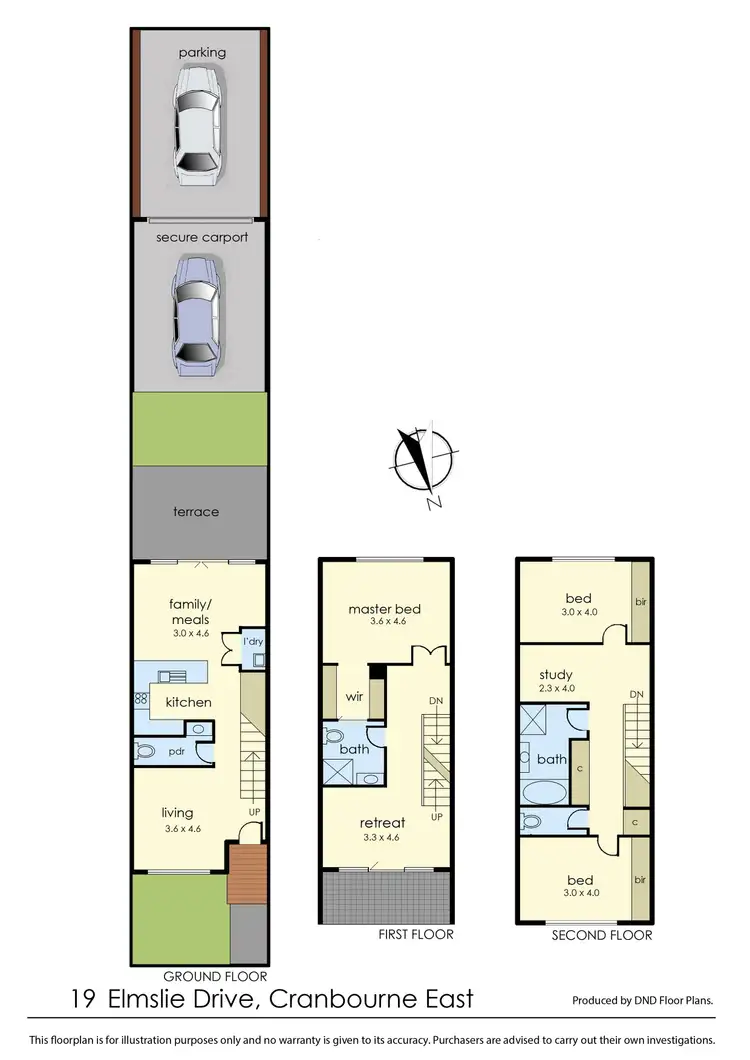 Floorplan of Homely house listing, 19 Elmslie Drive, Cranbourne East VIC 3977