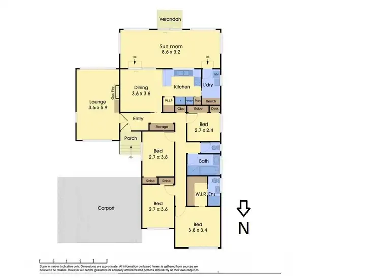 Floorplan of Homely house listing, 14 Milton Parade, Bundoora VIC 3083