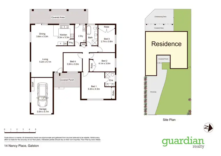 Floorplan of Homely house listing, 14 Nancy Place, Galston NSW 2159