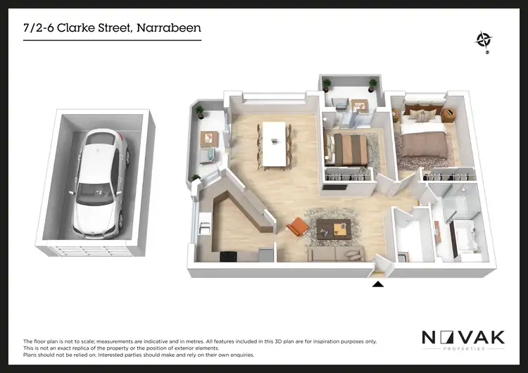 Floorplan of Homely apartment listing, 7/6 Clarke Street, Narrabeen NSW 2101