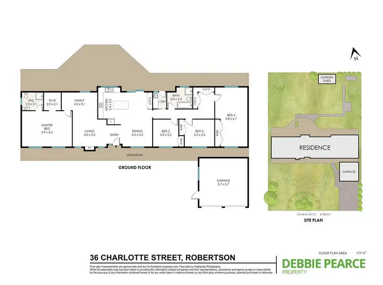 Floorplan of Homely house listing, 36 Charlotte Street, Robertson NSW 2577