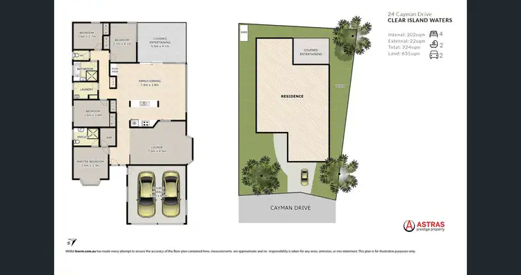 Floorplan of Homely house listing, 24 Cayman Drive, Clear Island Waters QLD 4226