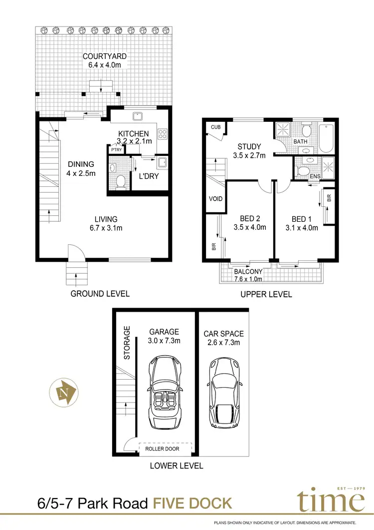 Floorplan of Homely townhouse listing, 6/5-7 Park Road, Five Dock NSW 2046