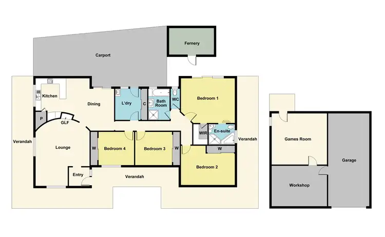 Floorplan of Homely house listing, 15 Pekin Road, Maryborough VIC 3465