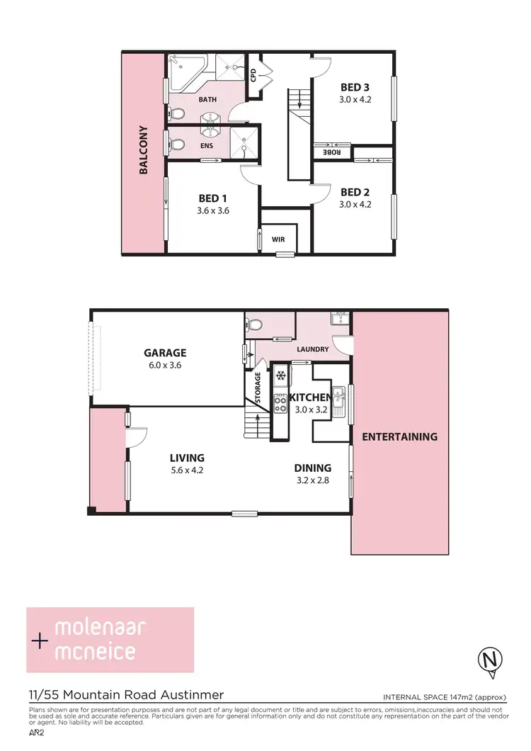 Floorplan of Homely townhouse listing, 11/55 Mountain Road, Austinmer NSW 2515