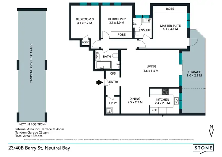 Floorplan of Homely apartment listing, 23/40B Barry Street, Neutral Bay NSW 2089