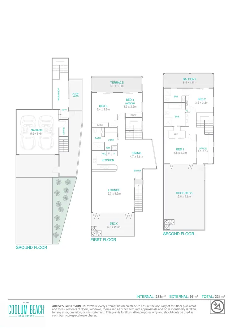Floorplan of Homely house listing, 8/2 Richmond Close, Coolum Beach QLD 4573
