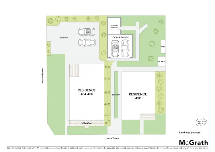 Floorplan of Homely house listing, Level 452/454-456 Latrobe Terrace, Newtown VIC 3220