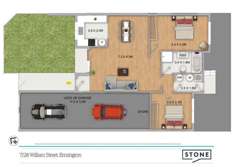 Floorplan of Homely villa listing, 7/28-32 William Street, Ermington NSW 2115