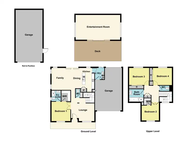 Floorplan of Homely house listing, 6 Griffiths Court, Buninyong VIC 3357