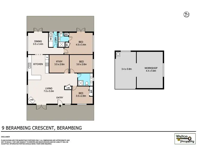 Floorplan of Homely house listing, 9 Berambing Crescent, Berambing NSW 2758