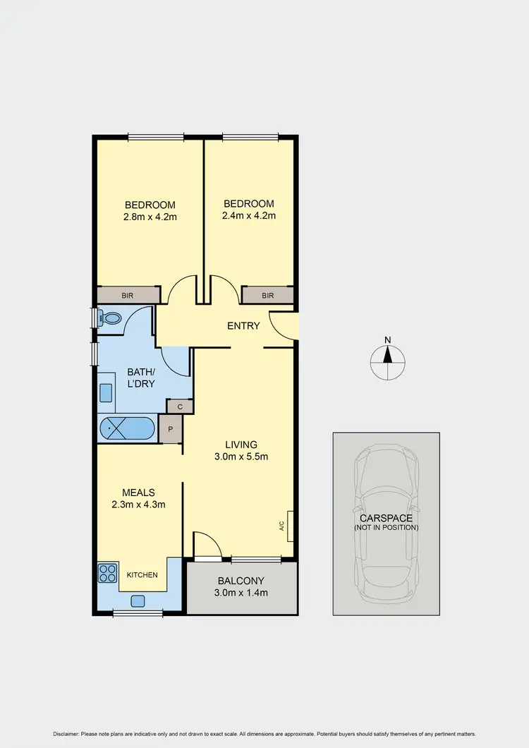 Floorplan of Homely apartment listing, 5/17 Glance Street, Flemington VIC 3031