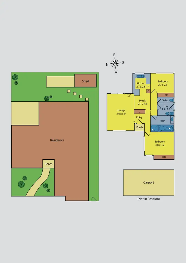 Floorplan of Homely unit listing, 4/36 Sylvan Grove, Pascoe Vale VIC 3044