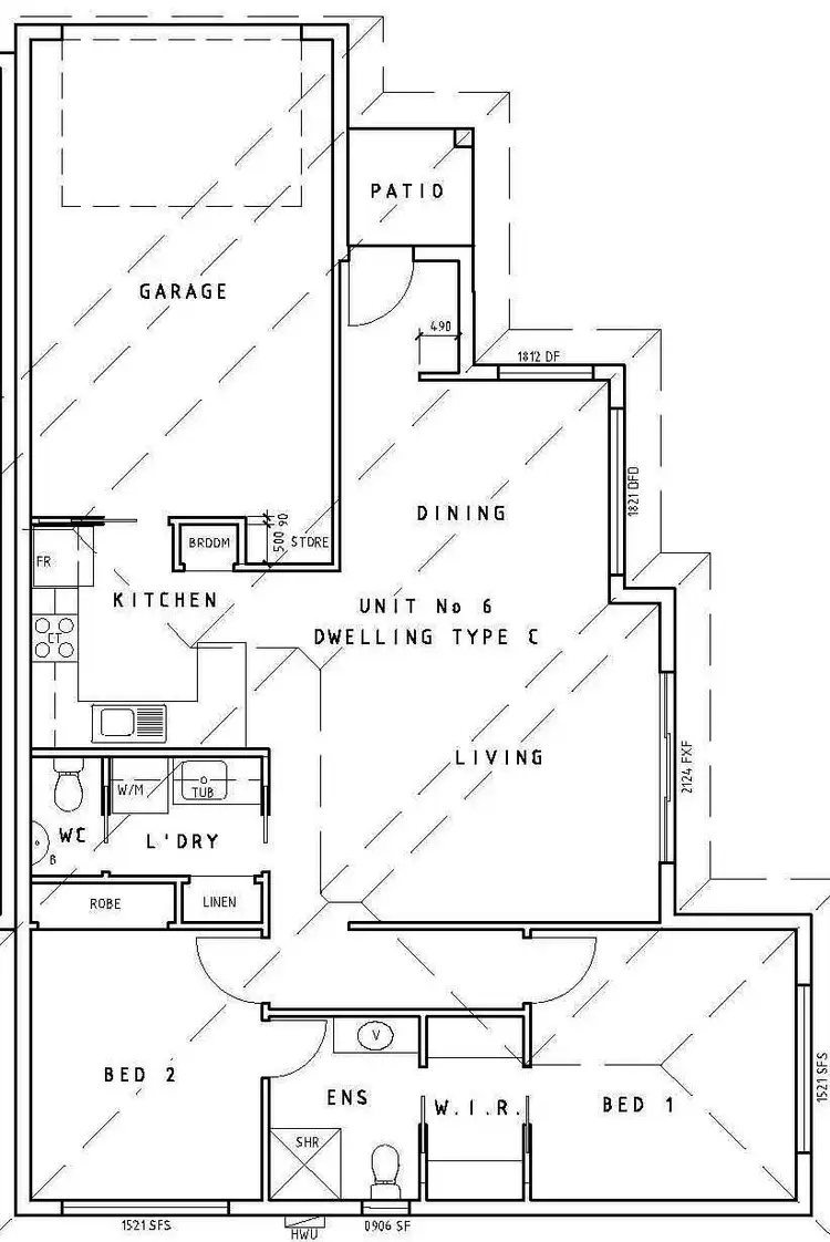 Floorplan of Homely unit listing, 6/19-21 Boundary Road, Dubbo NSW 2830