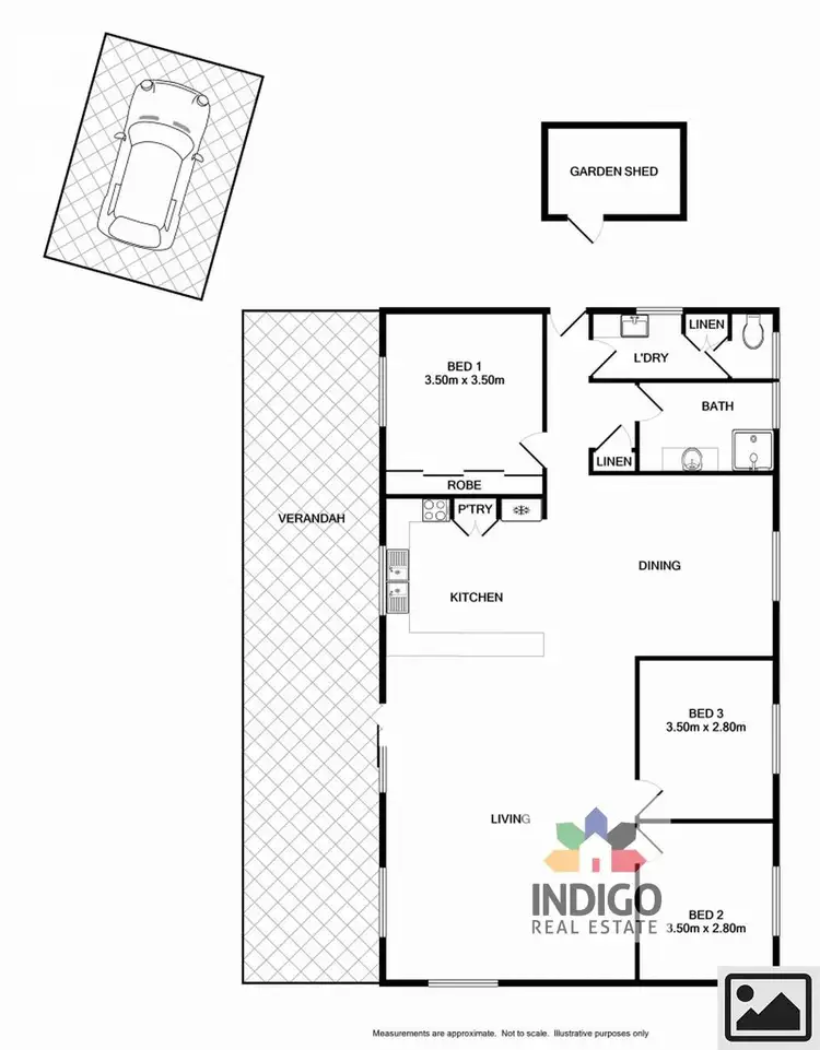 Floorplan of Homely house listing, 4 Victoria Street, Beechworth VIC 3747