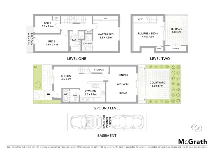 Floorplan of Homely apartment listing, 15/1 Allister Street, Cremorne NSW 2090