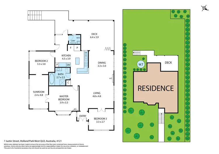 Floorplan of Homely house listing, 7 Justin Street, Holland Park West QLD 4121