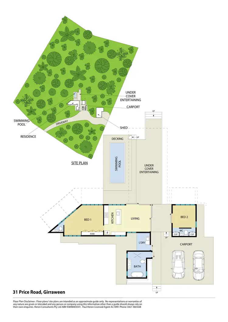 Floorplan of Homely house listing, 31 Price Road, Girraween NT 836