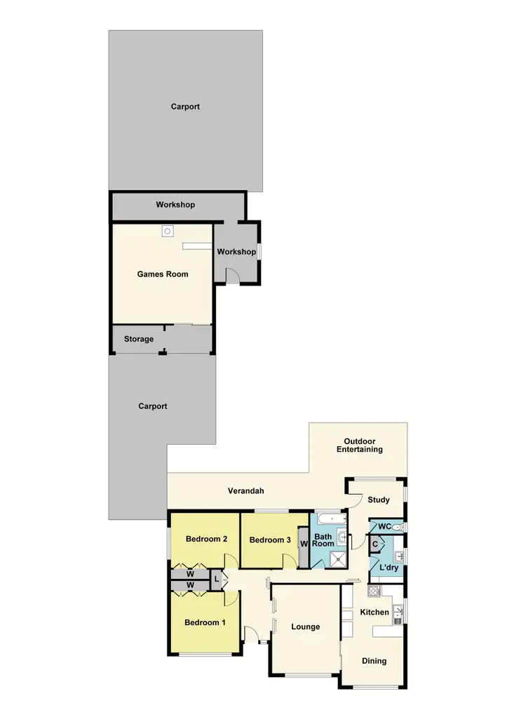 Floorplan of Homely house listing, 38 Port Fairy Road, Ararat VIC 3377