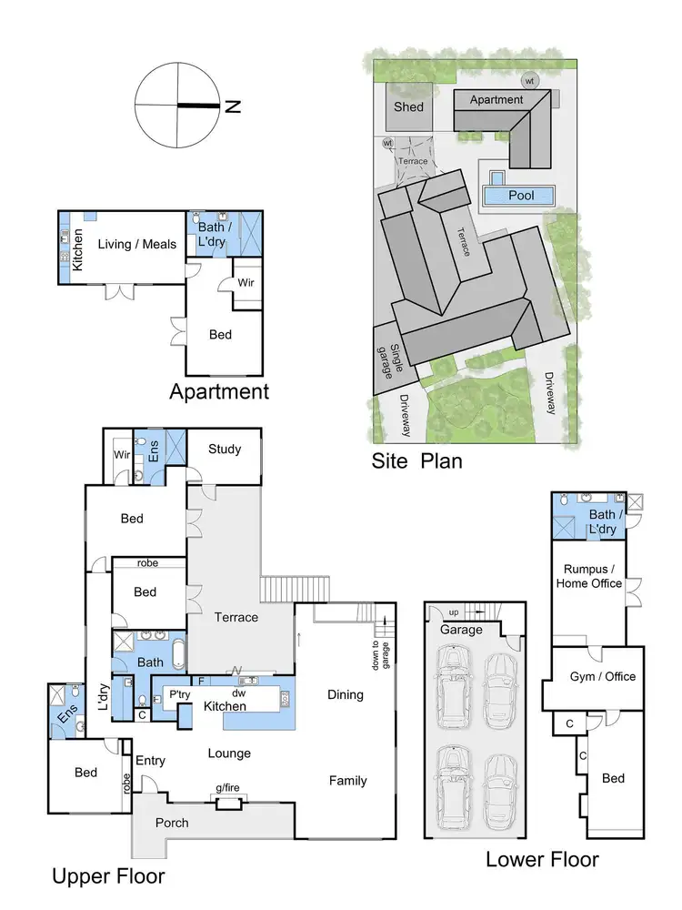 Floorplan of Homely house listing, 159 Somerset Drive, Mount Martha VIC 3934