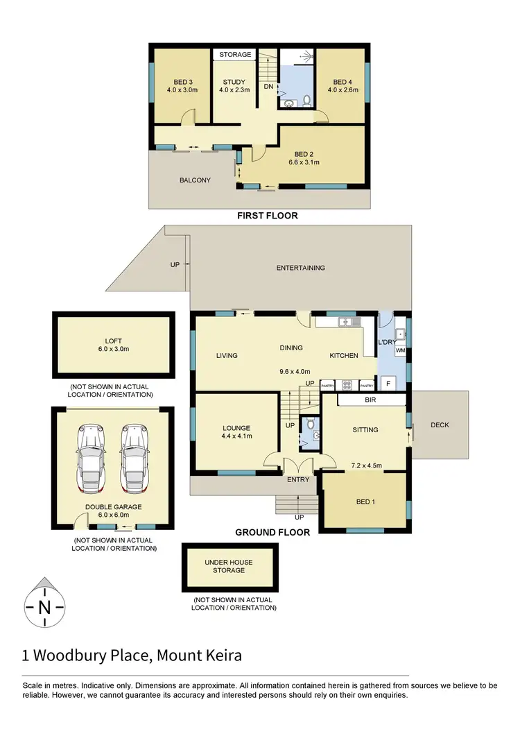 Floorplan of Homely house listing, 1 Woodbury Place, Mount Keira NSW 2500