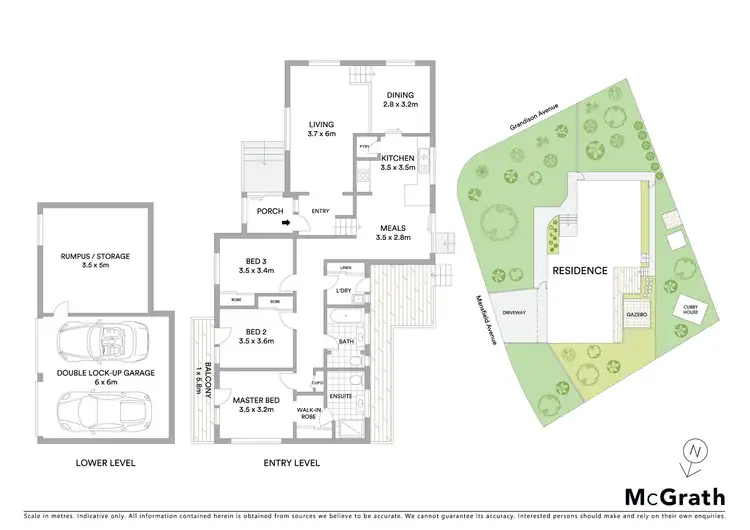 Floorplan of Homely house listing, 8 Mansfield Avenue, Mount Clear VIC 3350
