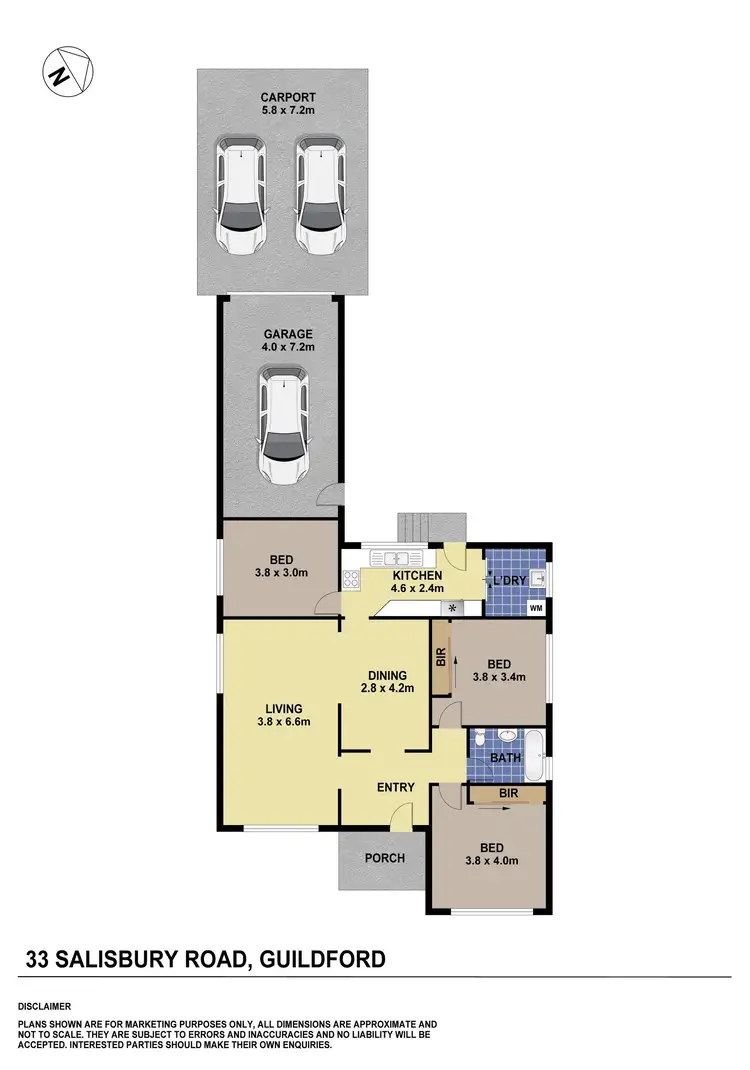 Floorplan of Homely house listing, 33 Salisbury Road, Guildford NSW 2161