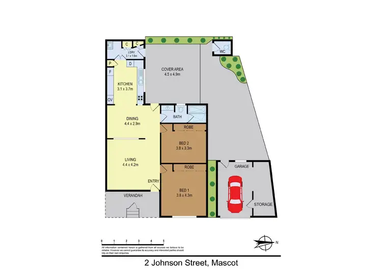 Floorplan of Homely house listing, 2 Johnson Street, Mascot NSW 2020