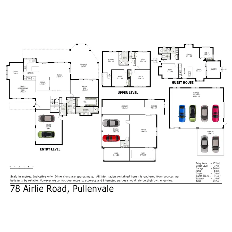 Floorplan of Homely rural property listing, 78 Airlie Road, Pullenvale QLD 4069