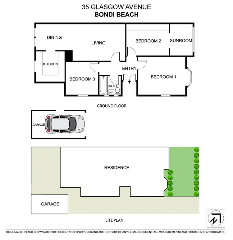 Floorplan of Homely house listing, 35 Glasgow Avenue, Bondi Beach NSW 2026