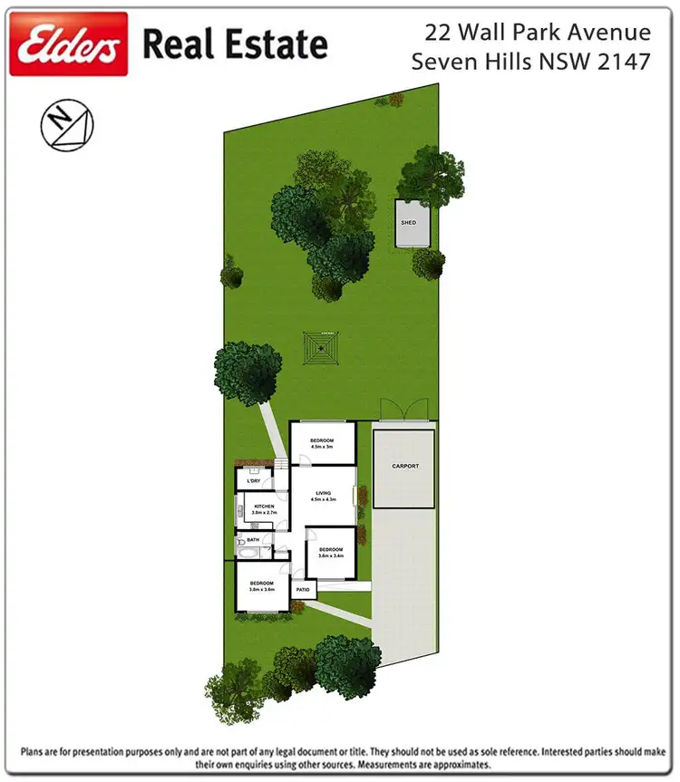 Floorplan of Homely house listing, 22 Wall Park Avenue, Seven Hills NSW 2147