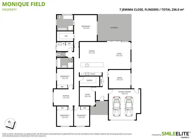 Floorplan of Homely house listing, 7 Jemima Close, Flinders NSW 2529