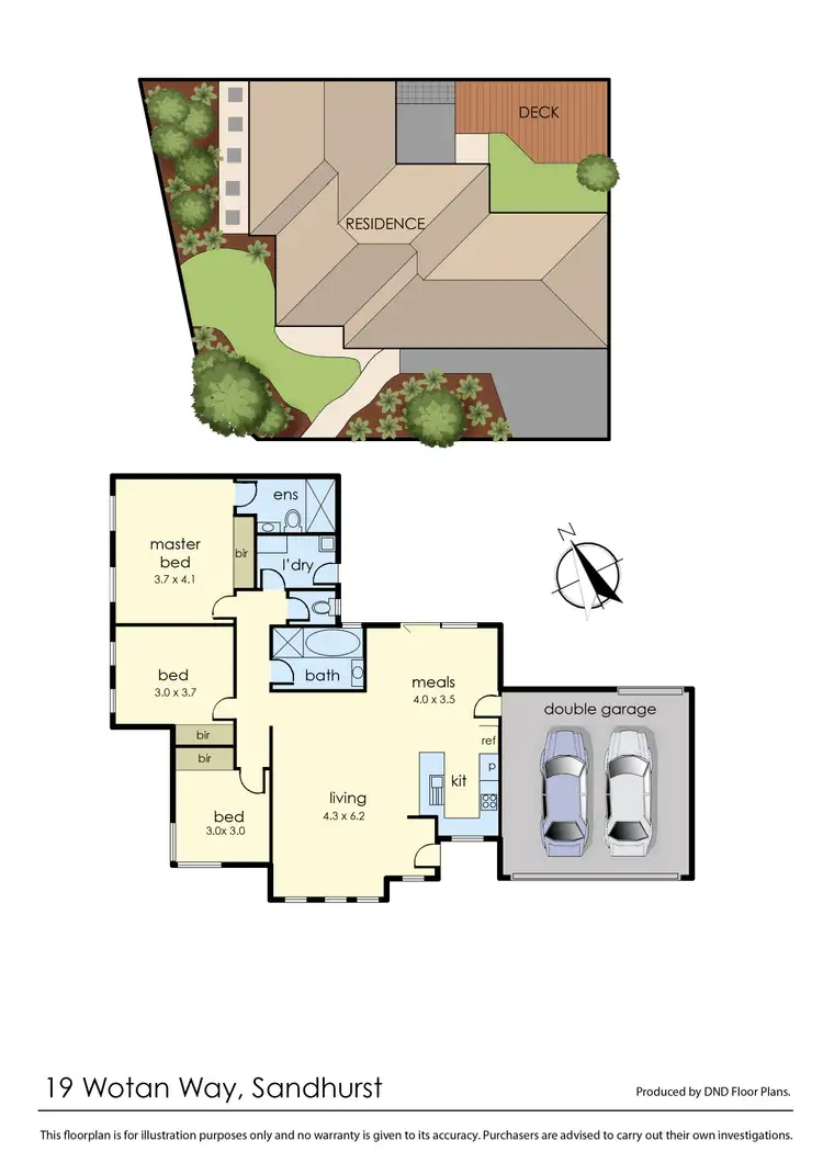 Floorplan of Homely house listing, 19 Wotan Way, Sandhurst VIC 3977