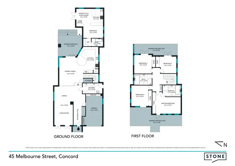 Floorplan of Homely house listing, 45 Melbourne Street, Concord NSW 2137