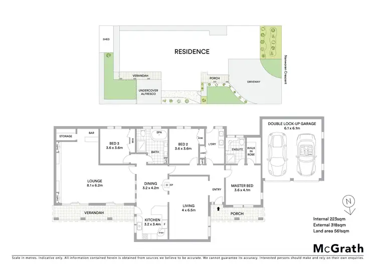 Floorplan of Homely house listing, 54 Nanworen Crescent, Bell Park VIC 3215