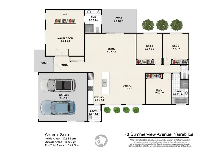 Floorplan of Homely house listing, 73 Summerview Avenue, Yarrabilba QLD 4207