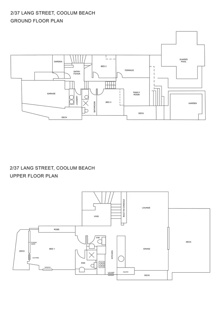 Floorplan of Homely unit listing, 2/37 Lang Street, Coolum Beach QLD 4573