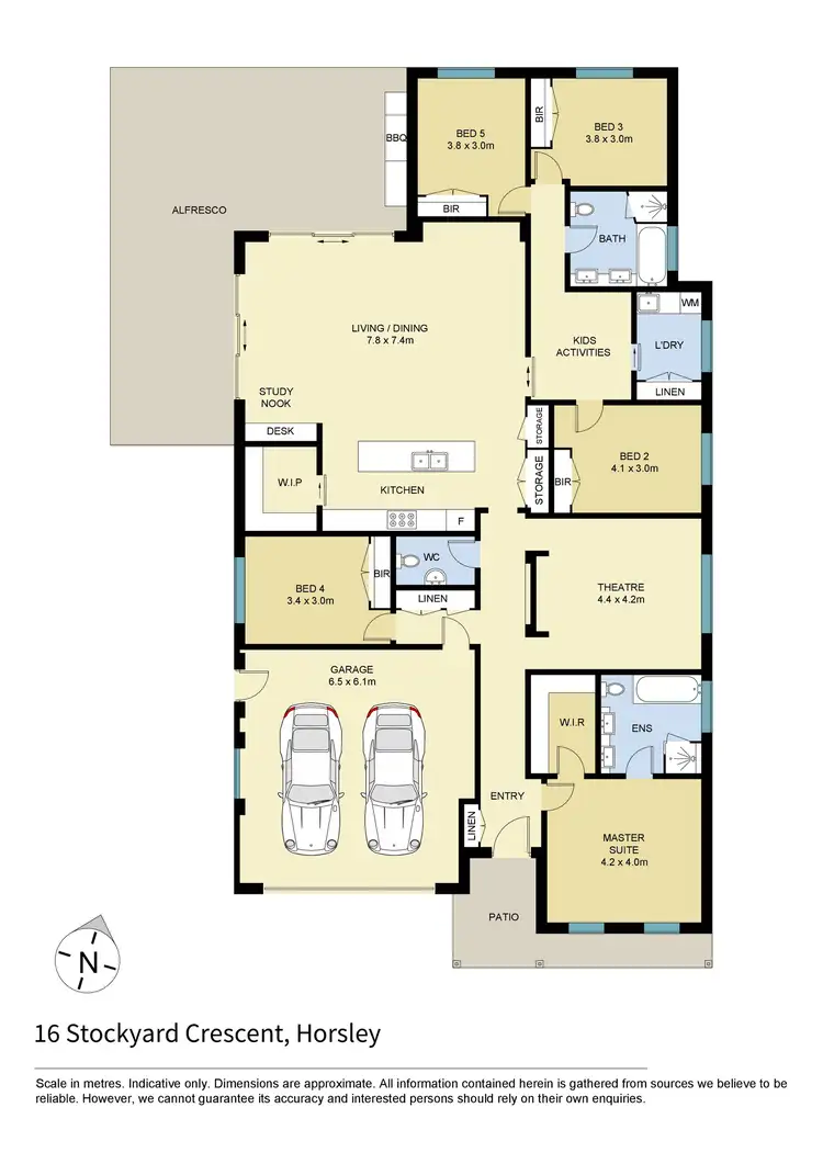 Floorplan of Homely house listing, 16 Stockyard Crescent, Horsley NSW 2530