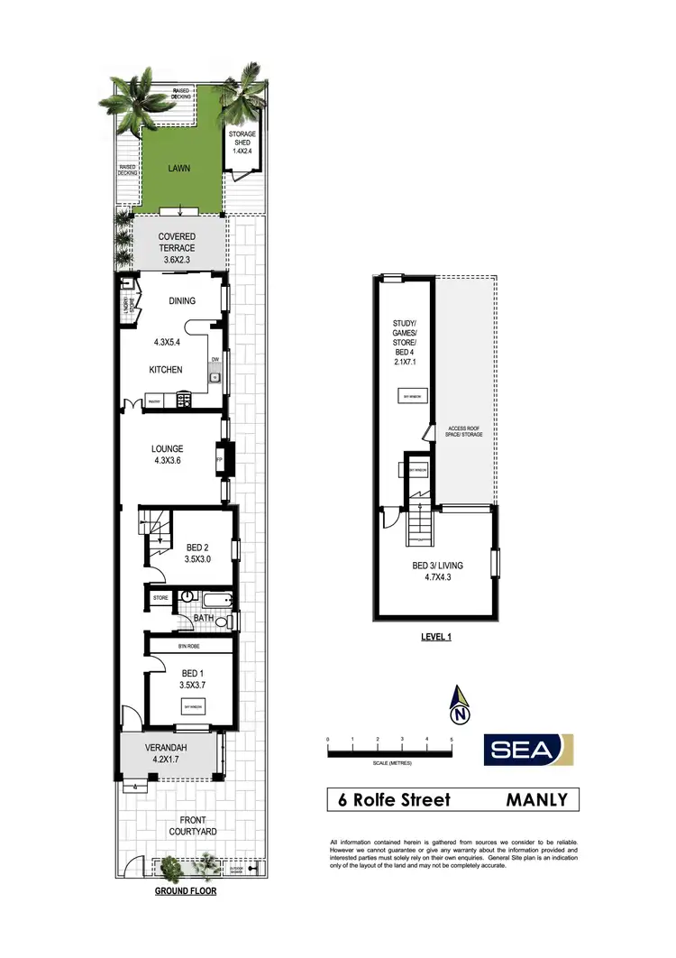 Floorplan of Homely house listing, 6 Rolfe Street, Manly NSW 2095