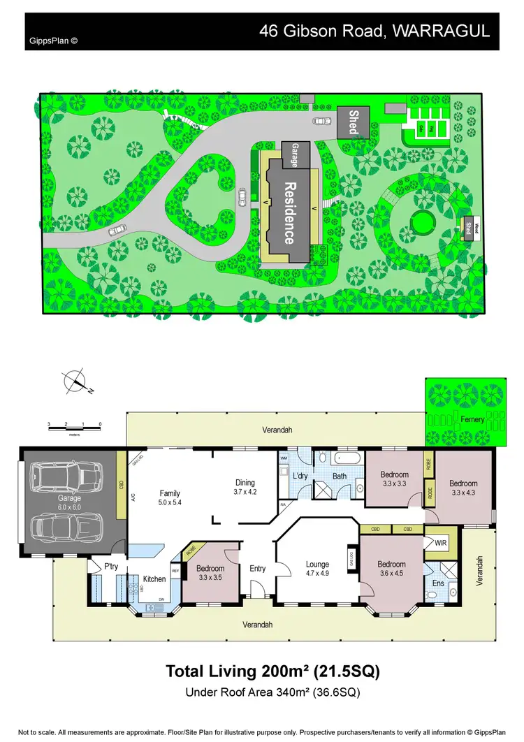 Floorplan of Homely house listing, 46 Gibson Road, Warragul VIC 3820